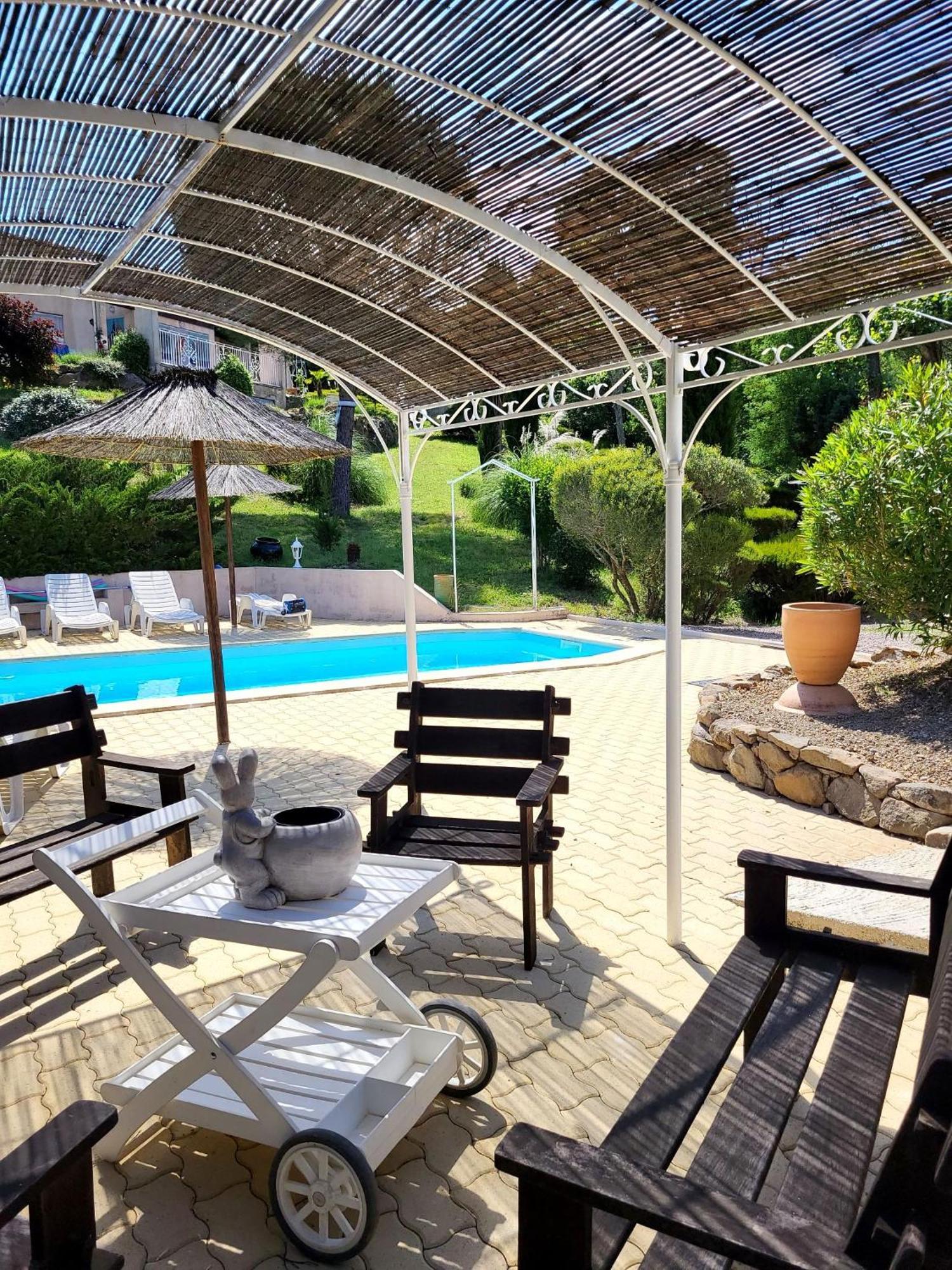 Villa La Soleiade: Lakeside Gites with AC near Cannes Montauroux Exterior photo